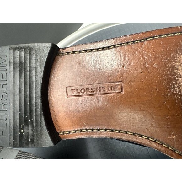 Florsheim Black Men\'s Dress shoes Long Paterned Wingtip Derby Size 13 main image 10